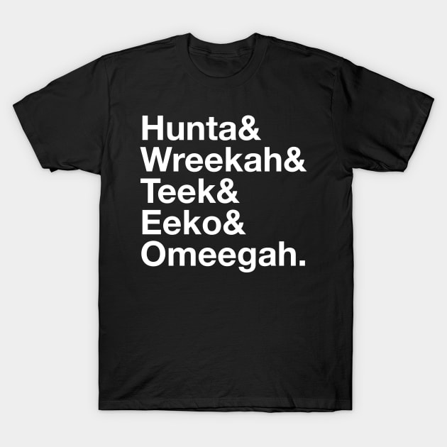 Bad Batch Helvetica List T-Shirt by 5Serious